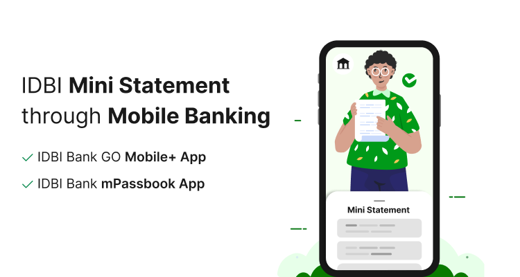 IDBI Mini Statement through Mobile Banking